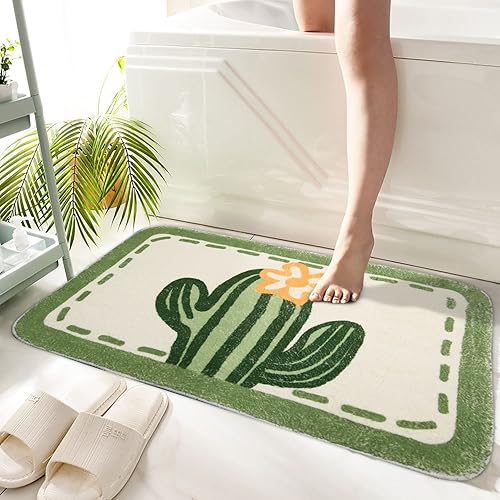 Miniatura 10 de Hi Space Alfombra de baño con texto en inglés Get Nake, de 30 x 20 pulgadas, divertida, antideslizante, absorbente, de microfibra suave, color