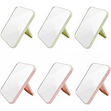 6 Pack 8.5 Inch Desktop Makeup Mirrors, Adjustable Folding Vanity Mirrors