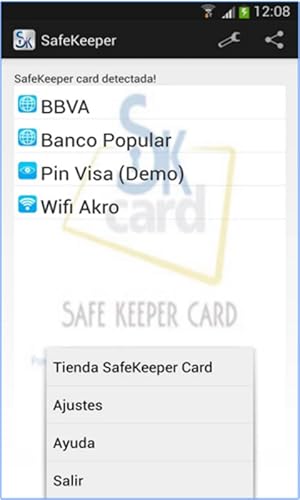 Safe Keeper Card Mobile