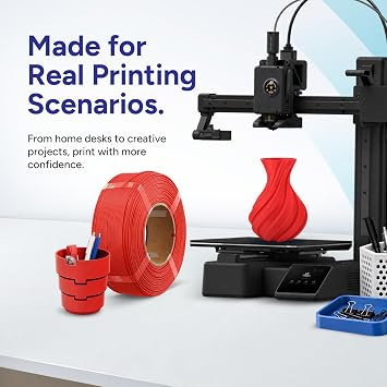 OVERTURE 4 Pack 1kg High Speed Refill PLA+ Filament, Black*4 | Upgraded Rapid PLA 2.0 with Enhanced Toughness & Stability, 1kg (2.2lb) Refilament for Bambu Lab, Fit Most FDM 3D Printers