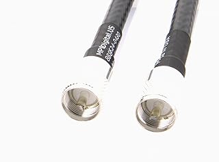 Times Microwave LMR-400 Direct Burial LMR400DB Coaxial Cable with MPD Digital PL-259 UHF Connectors, Ham and CB Antenna RF Cable (50ft)