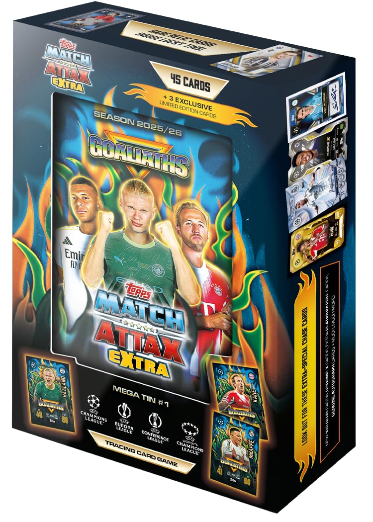 Topps UCC Match Attax Extra 2026 Mega Tin Goliaths 48 kart