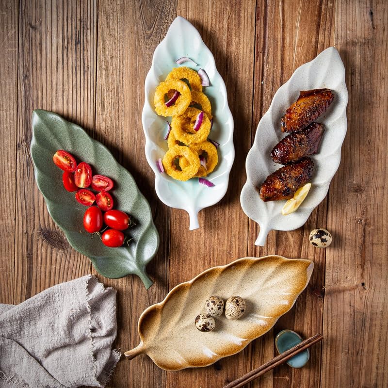 Assiettes de cuisine en céramique artisanale modèle D