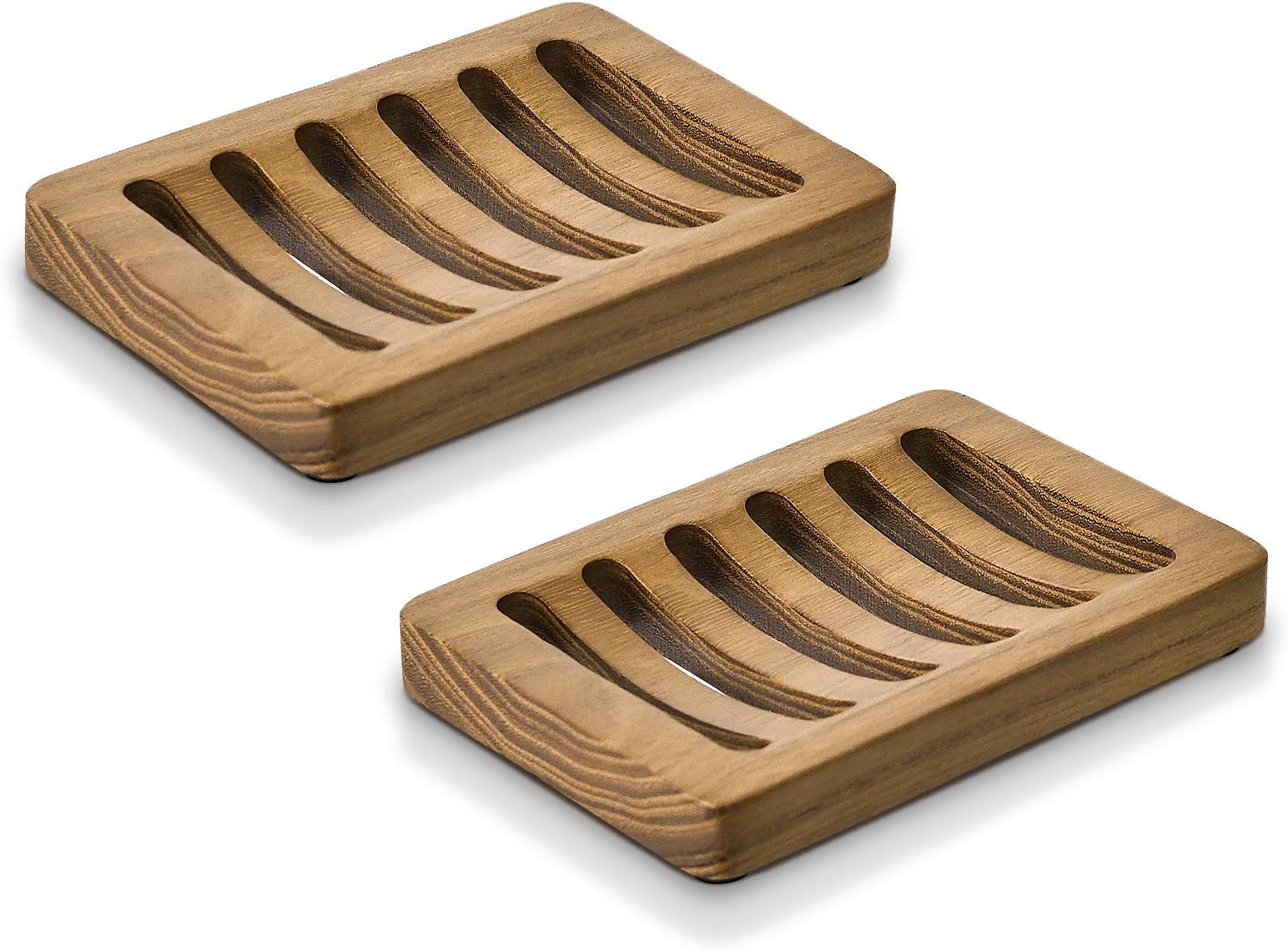 Amazon.com: Anwenk Soap Dish Wooden Soap Saver Holder Soap Tray for ...