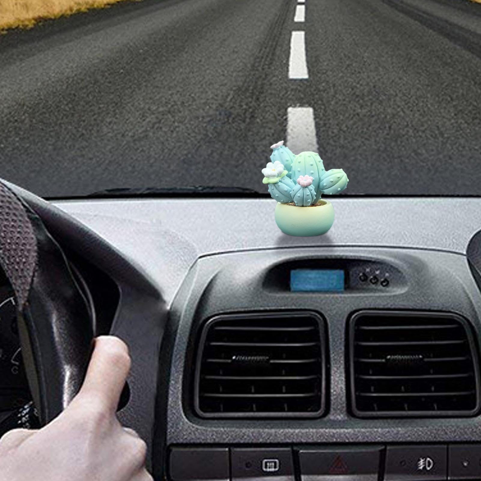Kaktus-Figuren, Kunstharz, Kaktus, Auto-Innendekoration, Simulationsdesign,  Auto-Innendekoration fr Armaturenbrett, Mittelkonsole, unter der  Frontscheibe : Amazon.de: Automotive