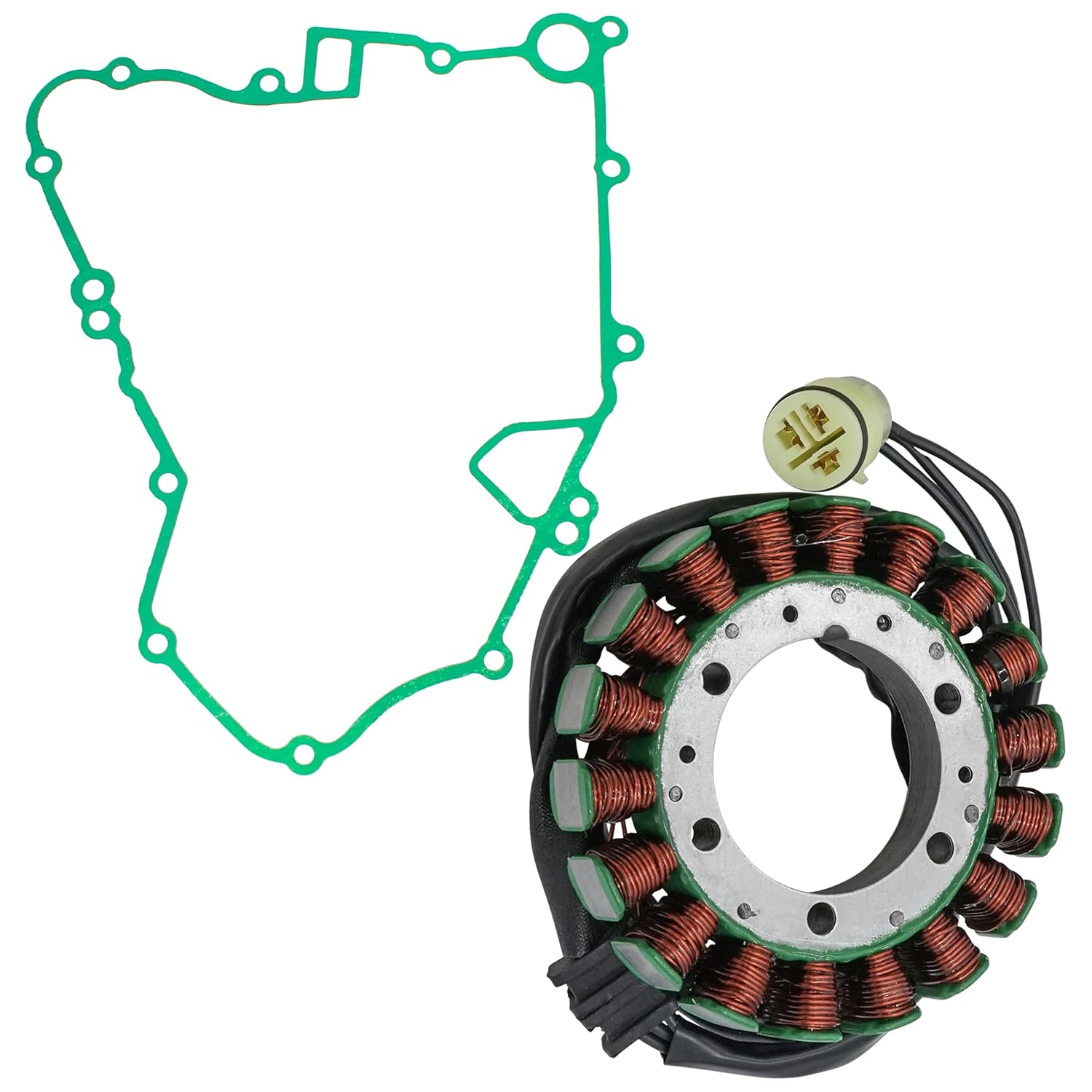 Caltric Stator and Gasket Compatible with Kawasaki Brute Force 750 4X4I Kvf750 Kvf 750 2005-2007