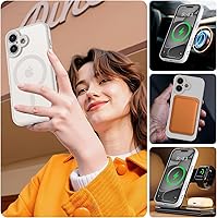 Vista 510 de MOCCA - Funda magnética resistente para iPhone XR de 6.1 pulgadas, compatible con MagSafe, funda con protección contra caídas de grado militar