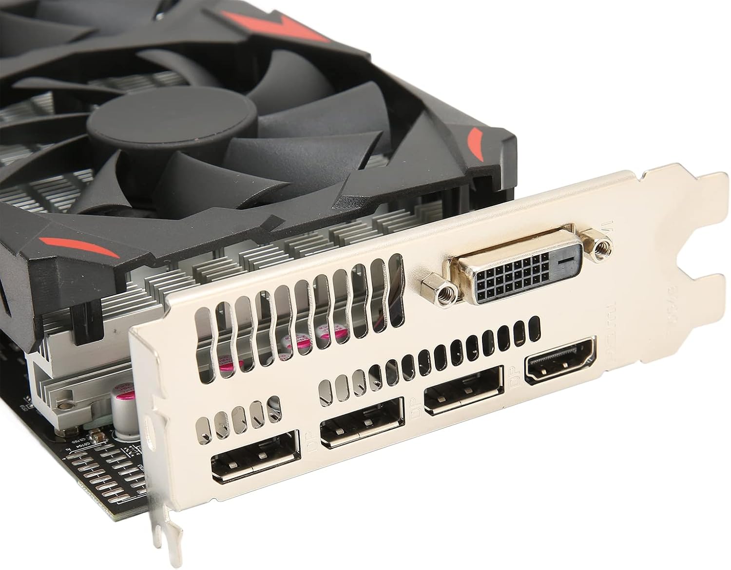 Scheda Grafica RX 580, Scheda Grafica da Gioco GDDR5 da 8 GB a 256 Bit, PCI Express 3.0x16, 3 DisplayPort HDMI DVI, Schede Video per PC con Doppio Raffreddamento Ad Aria, Supporto per Display 4K Scheda Grafica RX 580, Scheda Grafica da Gioco GDDR5 da 8 GB a 256 Bit, PCI Express 3.0x16, 3 DisplayPort HDMI DVI, Schede Video per PC con Doppio Raffreddamento Ad Aria, Supporto per Display 4K