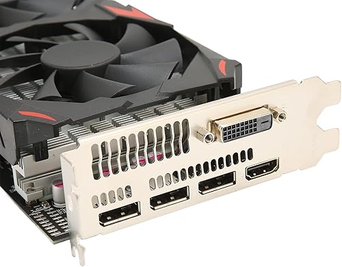 Miniatura 7 de Diyeeni RX580 Tarjeta gráfica de video GDDR5 de 8 GB, PCI Express X16 3.0 de 256 bits, 3 x DP/HDMI/DVI, soporte, resolución 4K de salida de 60 Hz,