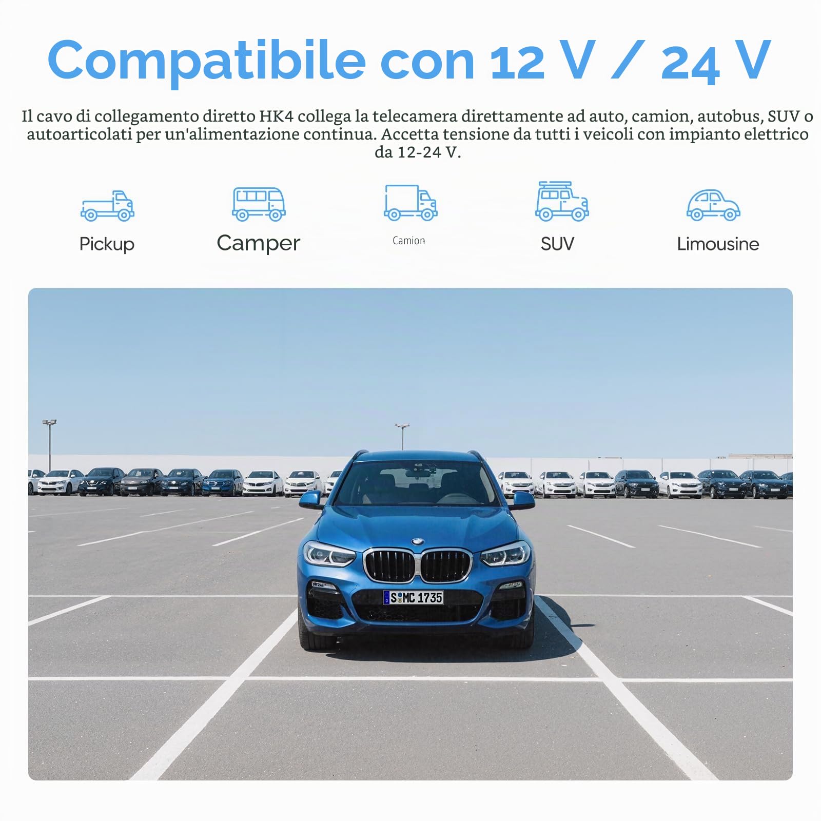VIOFO HK4 Acc HardWire Kit per A329/T130/A119 Mini 2/WM1/A229/A139 Serie, attiva modalità parcheggio e protezione bassa tensione, fusibile richiesto