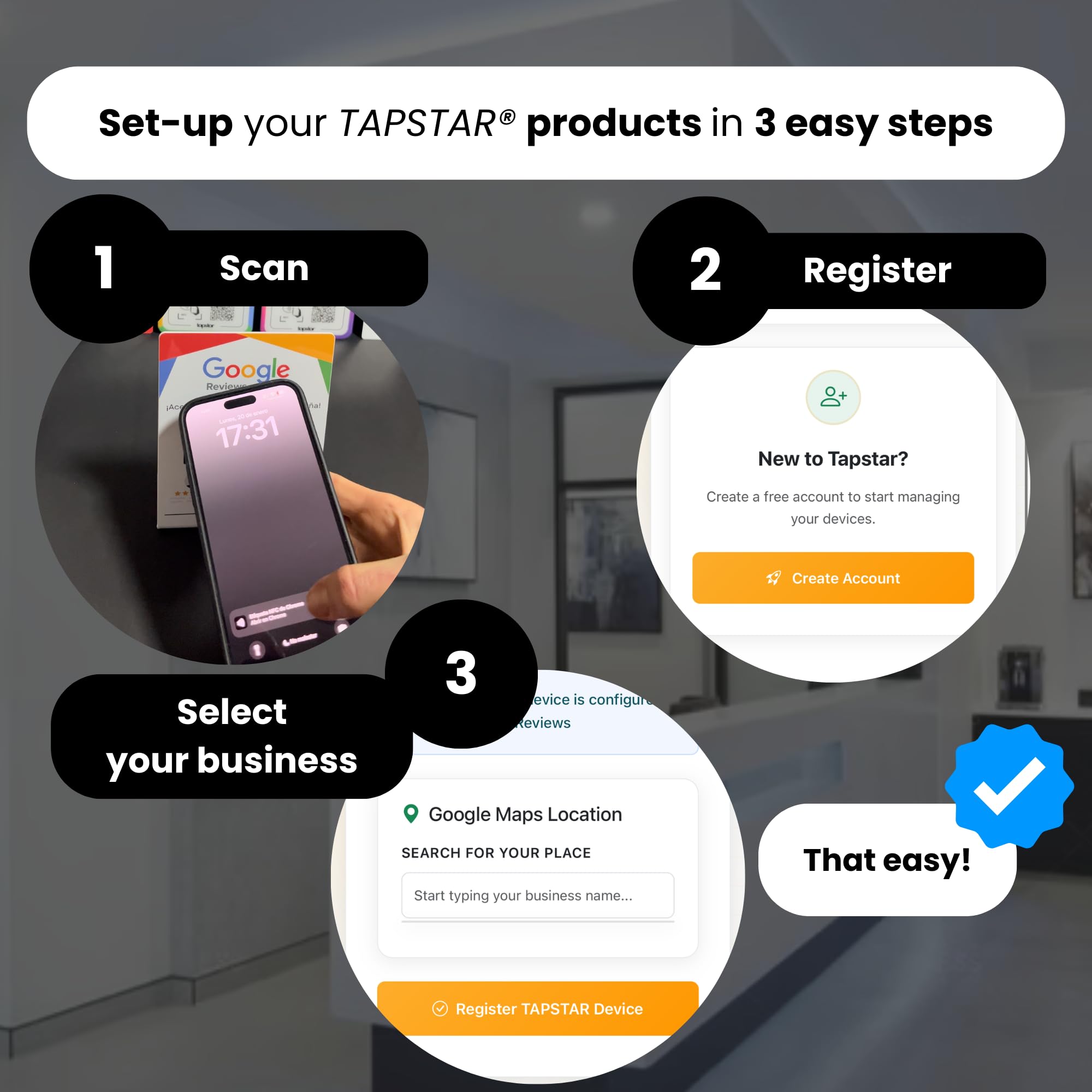 Tarjeta NFC QR Reseñas Google - Tecnología Avanzada Aumentar Opiniones Google - Compatible con Android & iPhone - Configuración Rápida con Web App - Impermeable y Sin Suscripciones (Inglés)