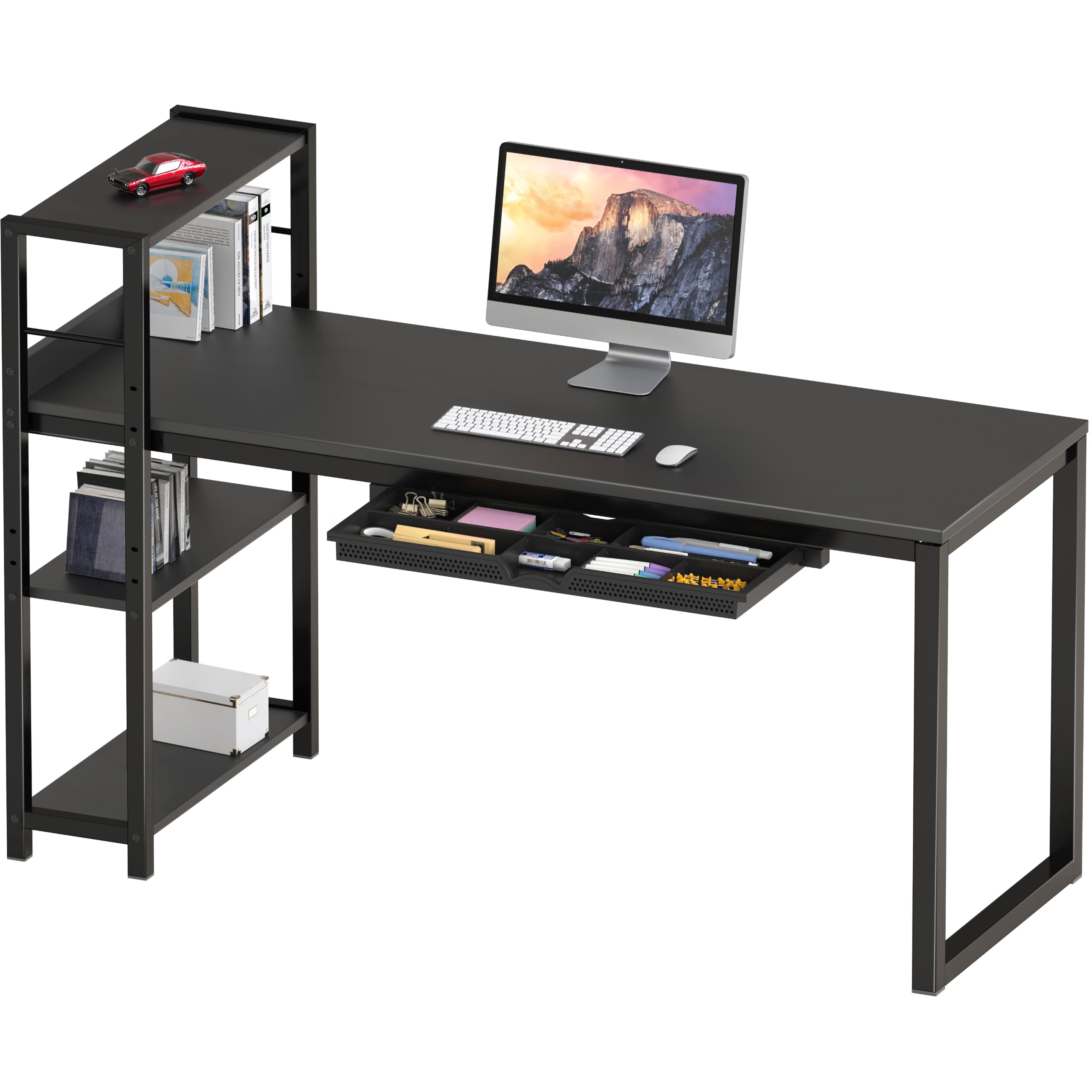 Amazon.com: SHW 46-Inch Home Office Computer Desk w/Side Shelf