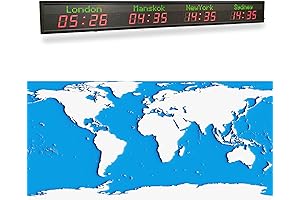 World Time Zone Wall Clock: Track Global Time Accurately