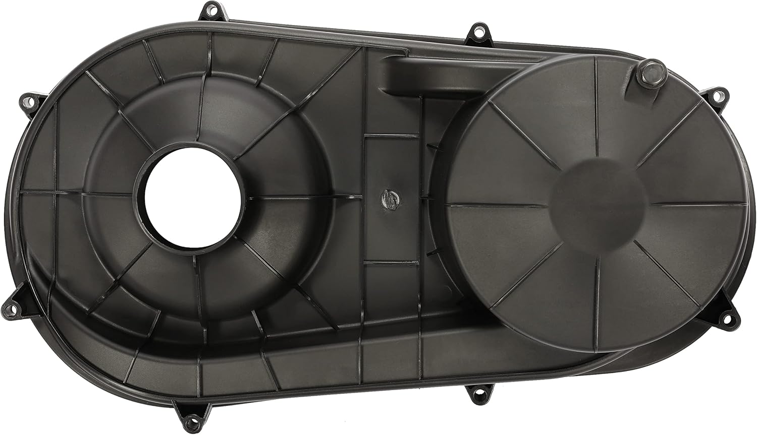 ECOTRIC Outer Clutch Cover Compatible with 2015-2023 Polaris RZR XP 4 1000 900 EPS General S Replacement for 2635611 Black Plastic