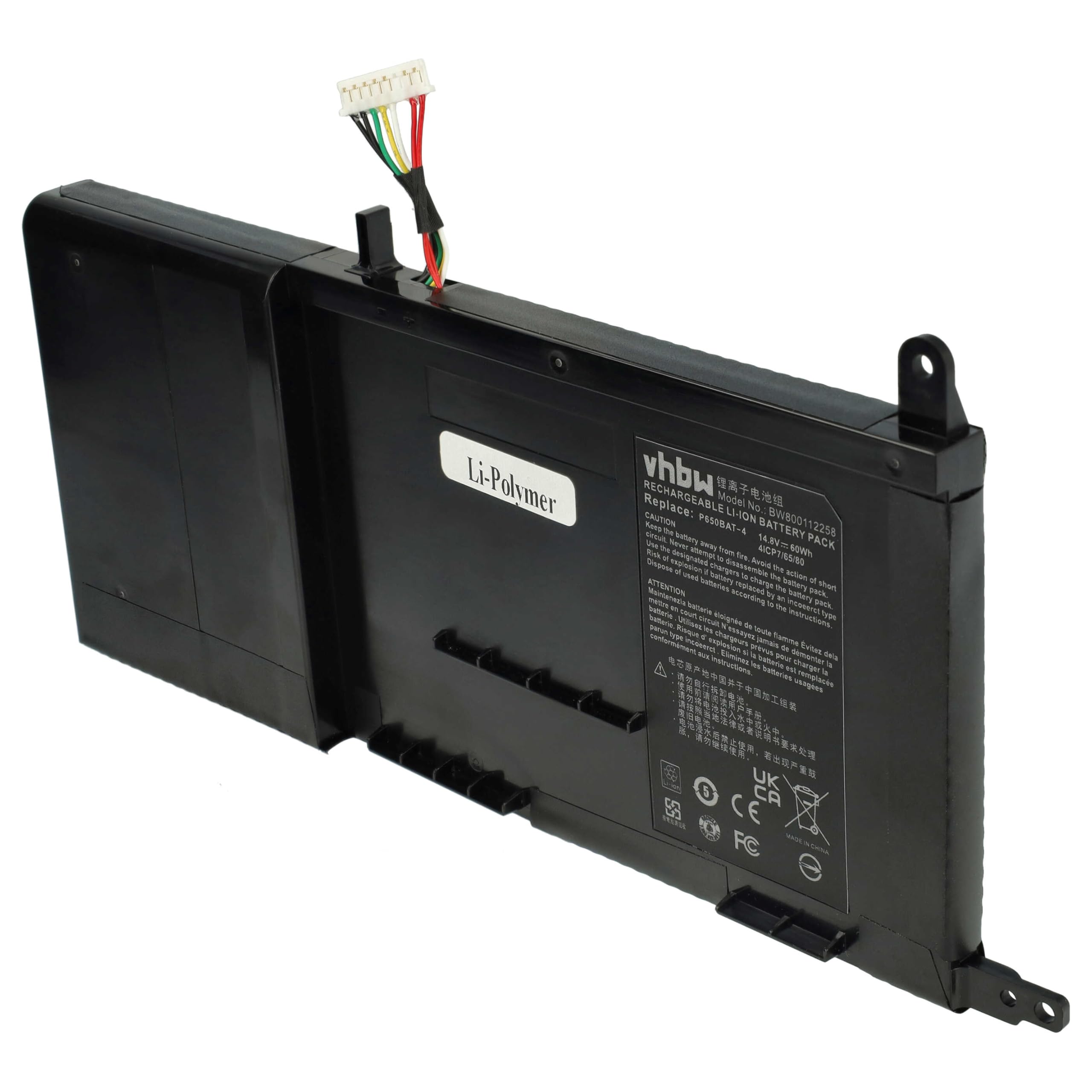 vhbw Batería Compatible con Thunderobot ST Pro, ST Pro-670016G512G10606GWS, ST Pro-P1, ST-R3 Notebook (4050 mAh, 14,8 V, Li-Poli)