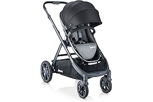 Best Mockingbird Inspired Double Stroller in Grey Melange-Qool