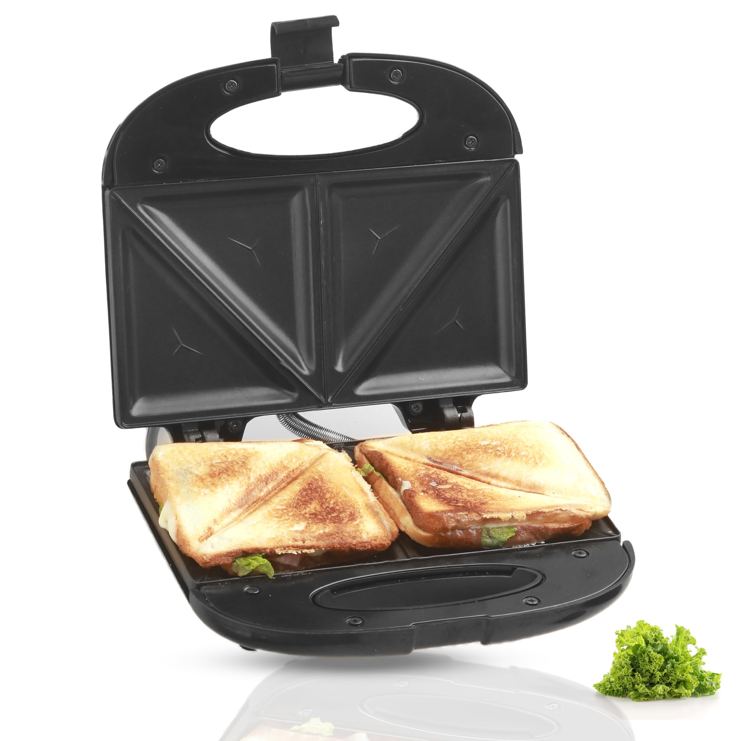 Urban Chef Sandwich Maker | 1 Year Warranty | Grill and Toast Electric, Grill Sandwich Maker, Toaster Griller r, Sandwich Toaster, Thermostat Knob (750W, Black)