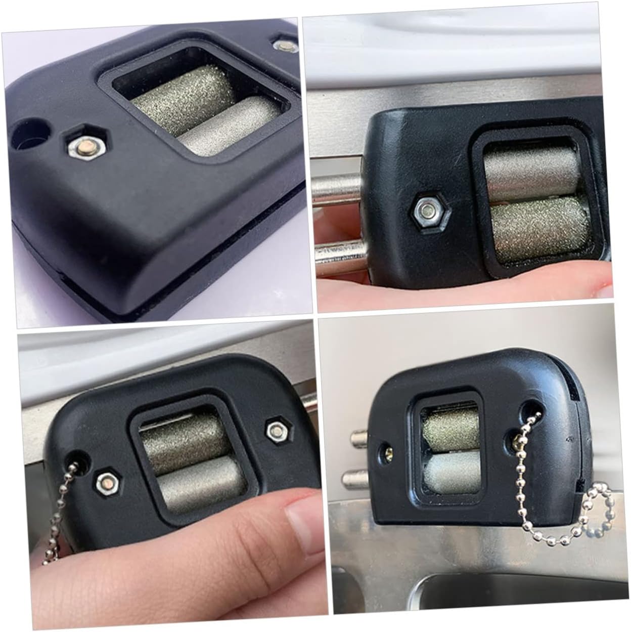 GALPADA Skate Sharpener Ice Skating Assist Holder er Grinding Knife Sharpening -Purpose Sharpener Sharpeners Ice