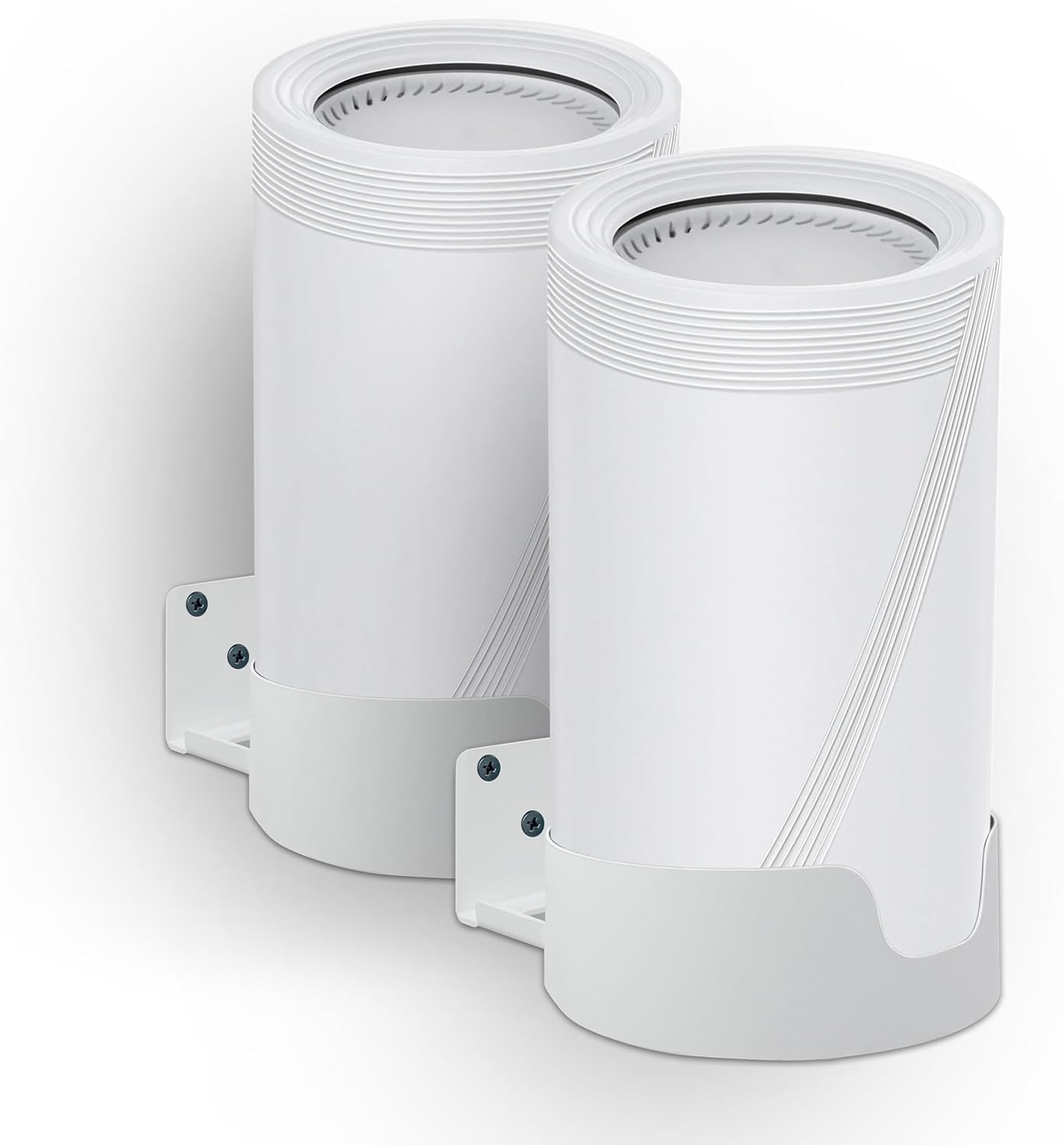 Wall Mount for Deco BE75 / BE85 / BE95 / BE17000 / BE22000 / BE33000, Upgrade Clean White Wall Bracket for WiFi 7 Mesh Routers, Space-Saving Vertical Mount, Easy Install, 2 Pack