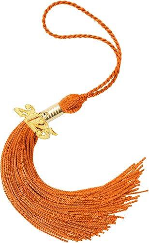 Vista 15 de Borla 2025, 1 unidad, borla de graduación para graduados 2025, borla 2025 con dijes de fecha dorada 2025 para fiestas de graduación, ceremonias