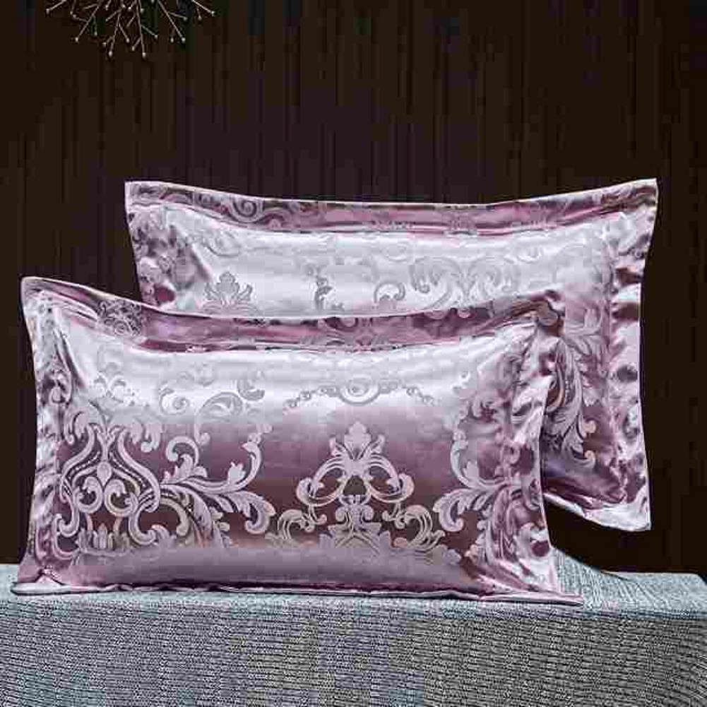 Taie d'oreiller enveloppe 48X74cm satinée pour créer un lit douillet de style européen