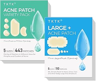 553 parches de espinillas para cara, cuerpo, ...