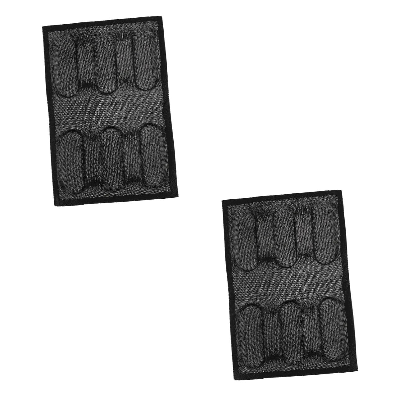 MAGICLULU Lot De 2 Moules À Antiadhésifs En Silicone Pour 6 Pains Plaque De Cuisson Respirante Noire