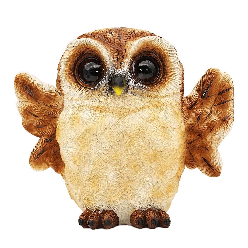 Amazon.co.jp: [デバリエ] mo06 フクロウの置物 梟 レジン製 ギフト