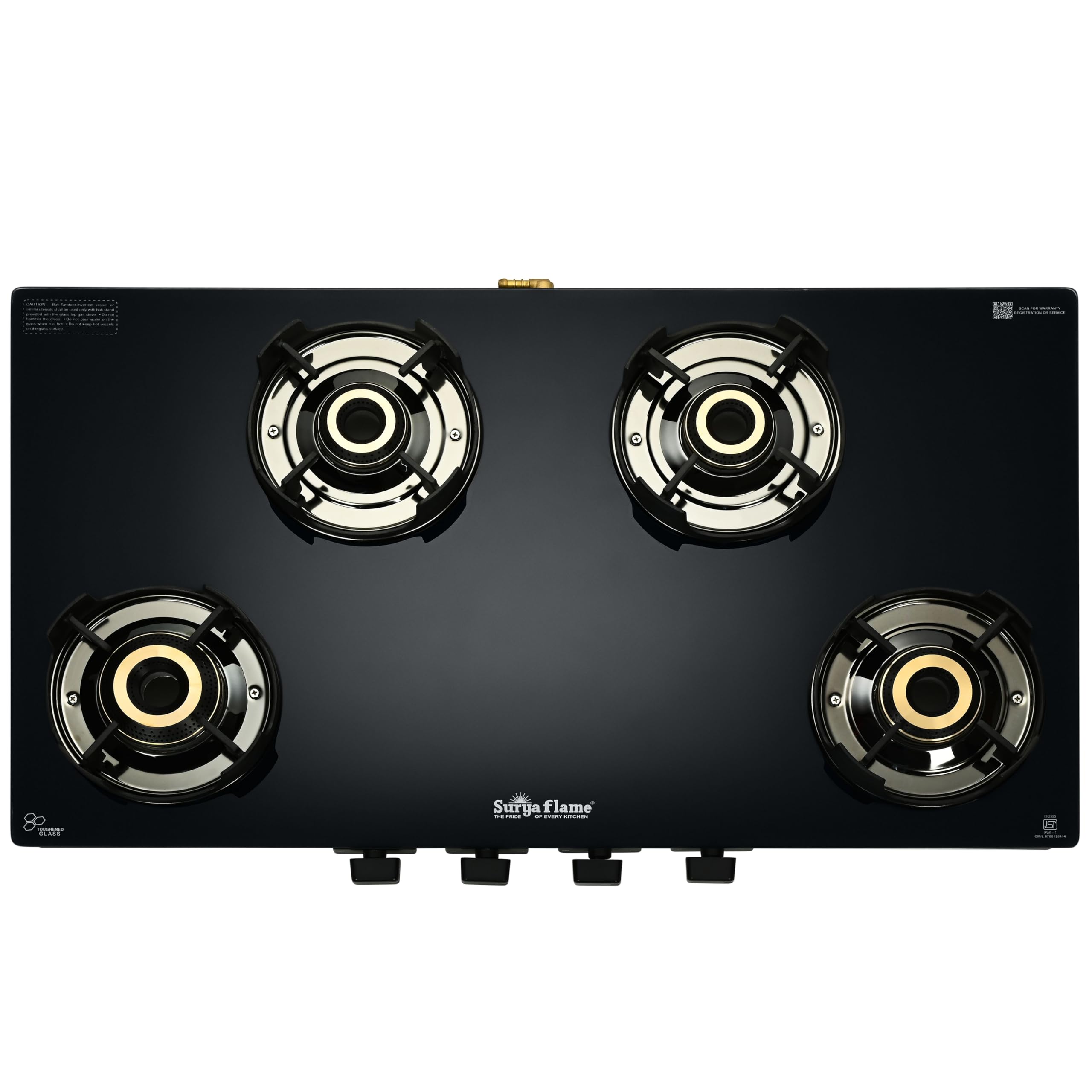 Surya Flame Neo Turbo 3 Burner Gas Stove - 5 Year Warranty -11 Surya Flame Neo Turbo 3 Burner Gas Stove - 5 Year Warranty -11
