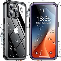 Vista 13 de SPIDERCASE Solo diseñada para iPhone 13 Pro Max, funda delgada para iPhone 13 Pro Max de 6.7 pulgadas, transparente Naranja