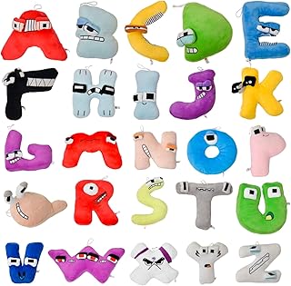 Alphabet Lore Plush - 26 pcs of Alphabet Toys for Kids - Fun Stuffed Alphabet Lore Plush - Stuffed Animals Doll - Fun Home Decor - Educational Plushies Toy for Christmas