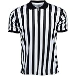 Murray Sporting Goods Mens Referee Shirt Collared | Official Mens Ref Shirt Jersey Short Sleeve - Football Halloween Costume (3X-Large)