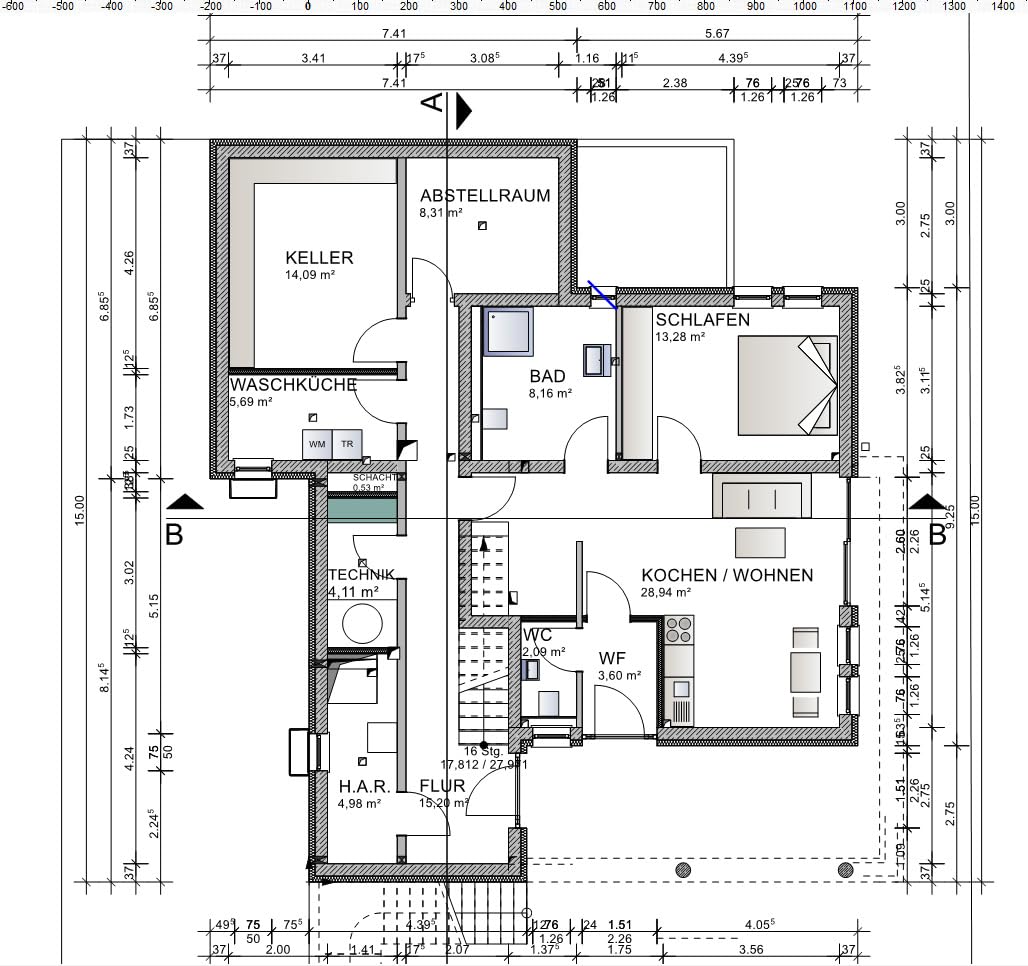 HausDesigner3D Professional 3 - Hausplaner & Architektur 3D CAD Software, Grundrissplanung, Raumplaner