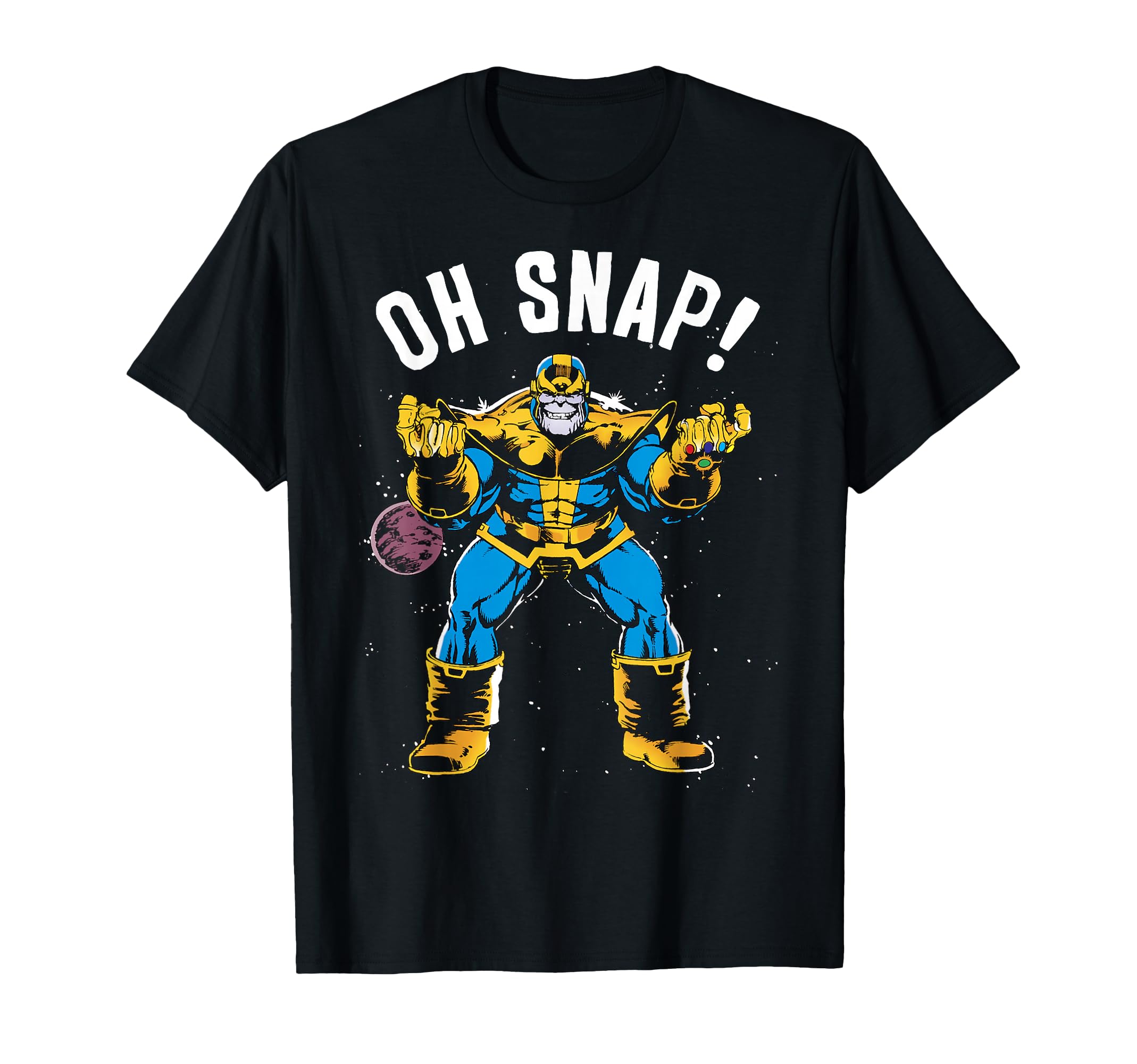 Thanos Space Oh Snap! Retro Comic Style T-Shirt T-Shirt