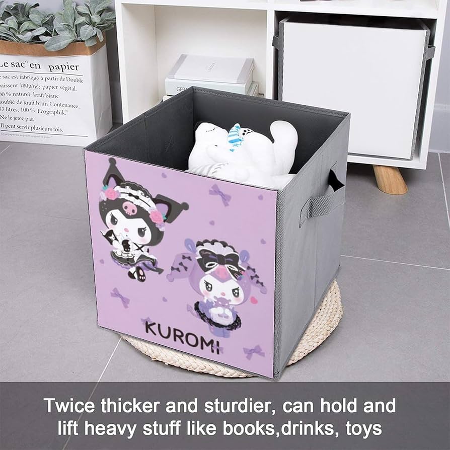 ꒰ ⋯クロミ 折りたたみ収納ケース⋯5点 ꒱ Amazon.co.jp: サンリオ(SANRIO) サンリオ クロミ 折りたたみ