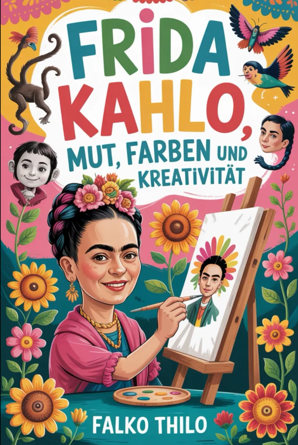 Frida Kahlo: Mut, Farben und Kreativität: Eine inspirierende Biografie für Jugendliche, junge Erwachsene und Erwachsene über Schmerz, Leidenschaft und künstlerische Brillanz