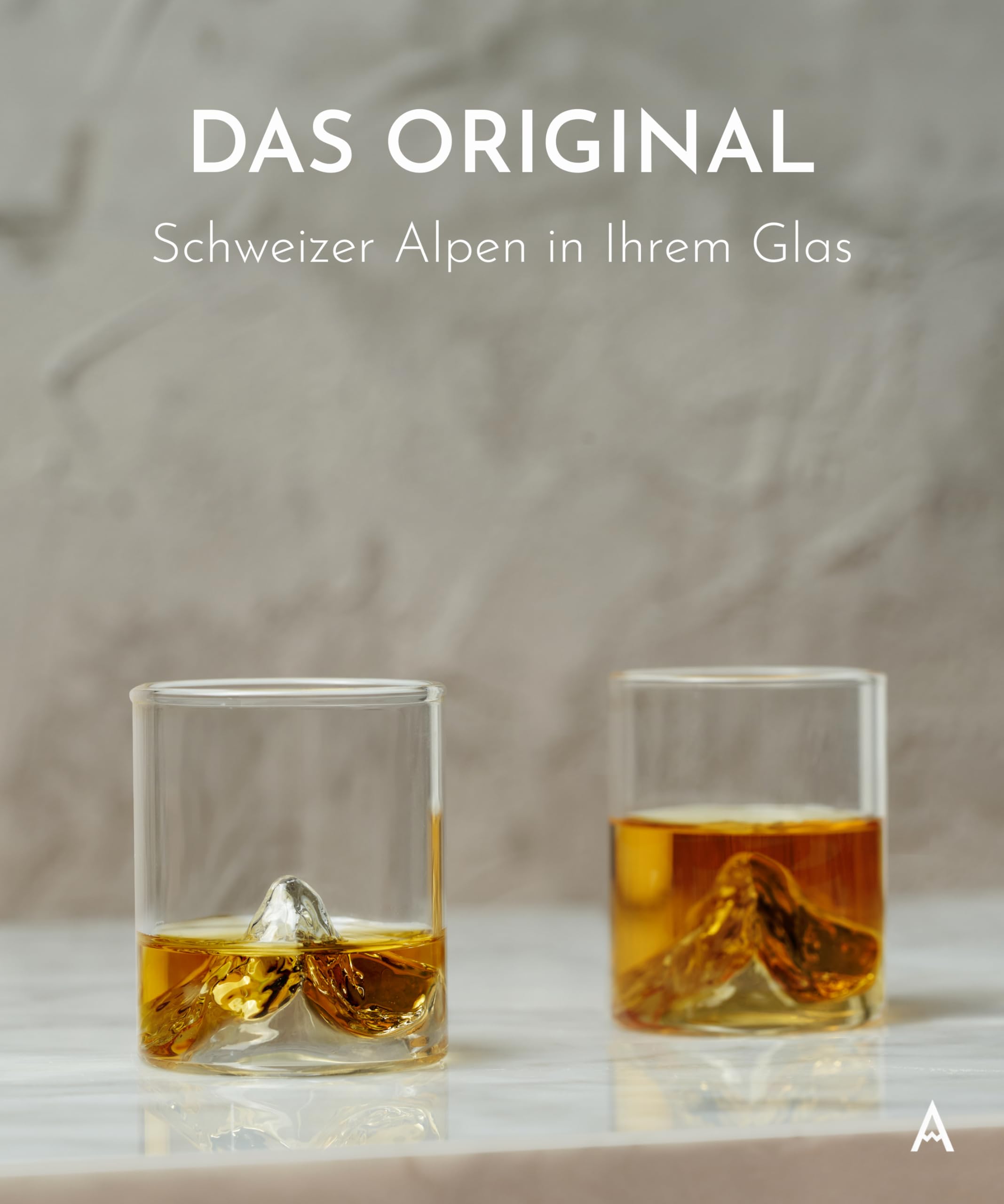 Premium Schnapsgläser 6er Set (3cl) mit Bergmotiven – handgefertigte Shotgläser aus Borosilikatglas, Spülmaschinenfest, 3cl Likörgläser in Geschenkbox