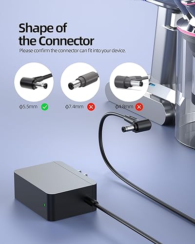 Miniatura 3 de Cargador de 26.1 V apto para Dyson V6 V7 V8 DC62 DC59 DC58 DC61 DC74 SV10 SV09 SV03 SV04 SV05 SV06 Adaptador de fuente de alimentación inalámbrica