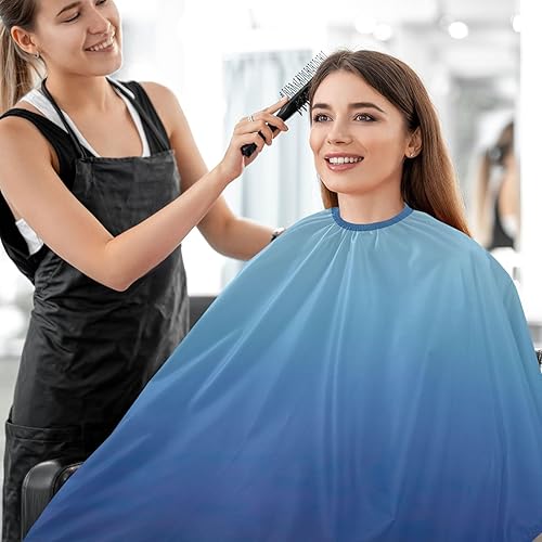 Miniatura 7 de Magic Glitter Rainbow Barber Cloth Cape Barber Shampoo Cape, Hair Cape for Haircuts