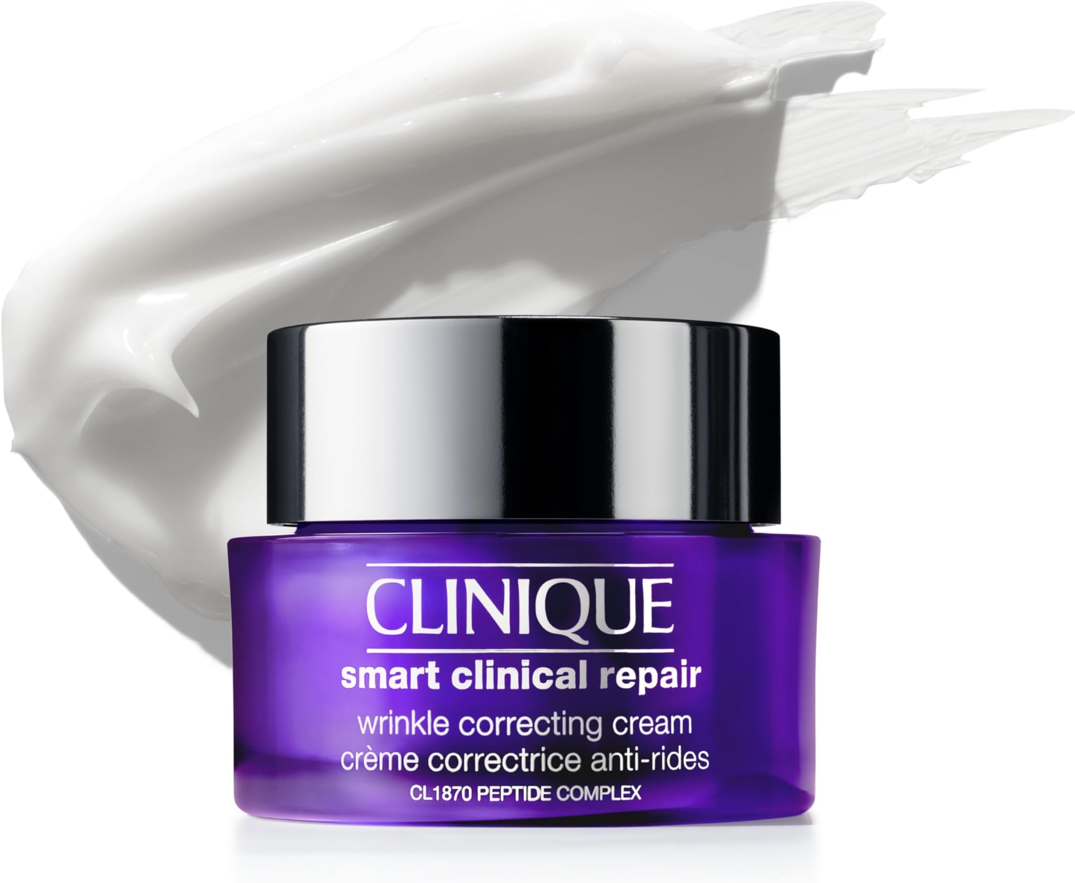 - Clinique Smart Clinical Repair Wrinkle Correcting Anti Aging Face Cream With Hyaluronic Acid + Peptides For All Skin Types | Hydrating