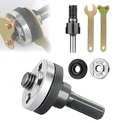 Juego de amoladora angular de taladro eléctrico, herramienta de amoladora angular 2025, adaptador de mandril de eje de taladro con amoladora de