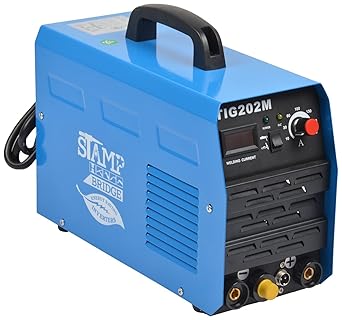 Stamp Bridge Tig Welding Machine with Standard Tig Accessories, 200 Amps SINGLE PHASE, Blue, SBB06