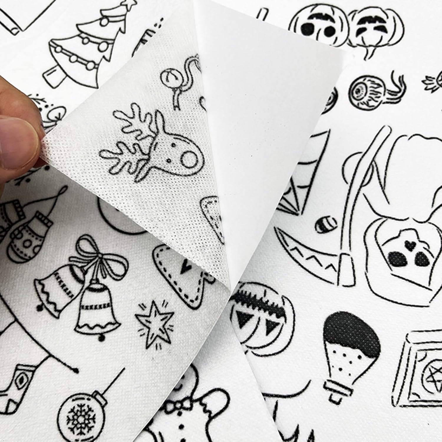 Water Soluble Stabilizer Sheets, Adhesive for Machine Embroidery Stitching, Tear Away Embroidery Stabilizer Backing Water Soluble Fleece