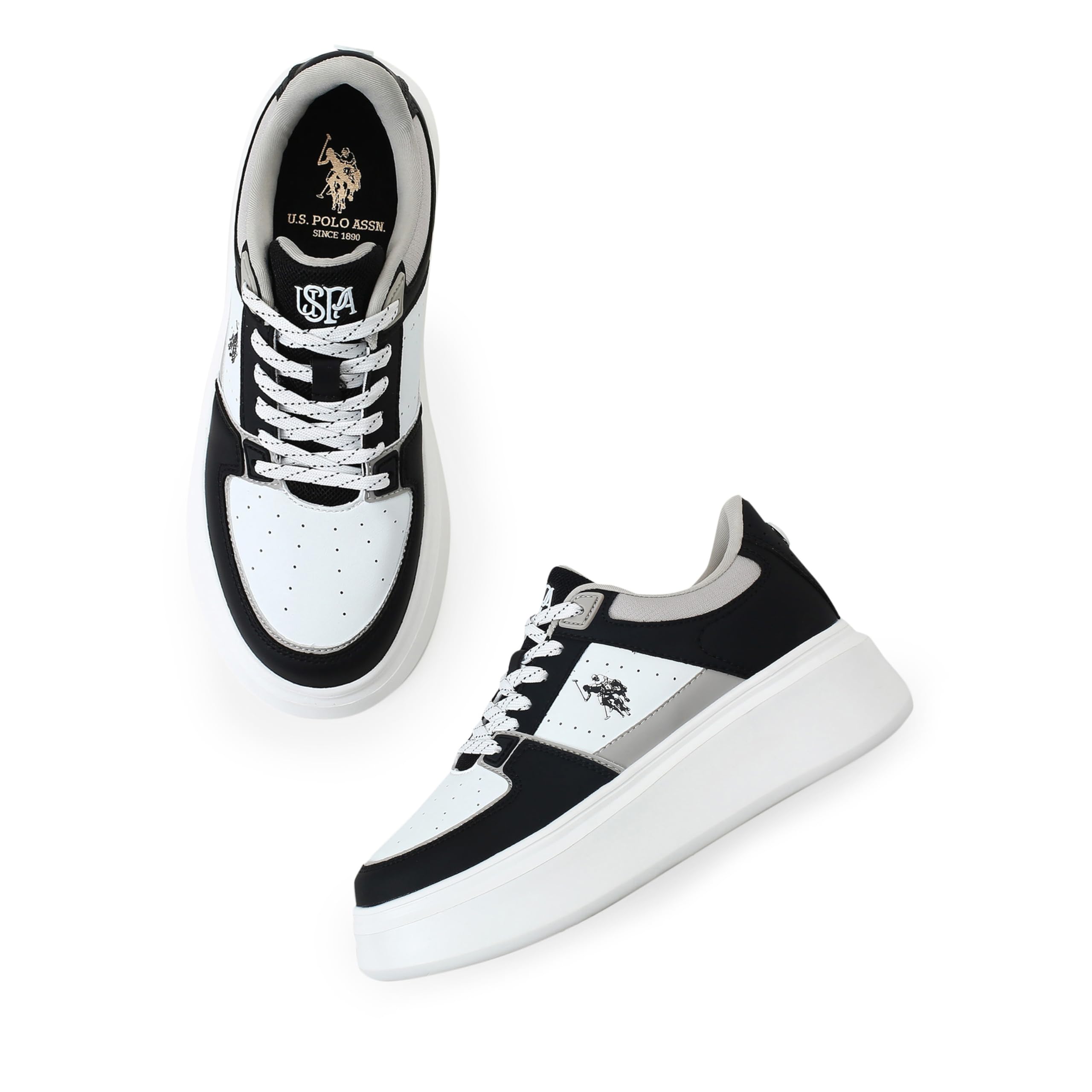 U.S. Polo Assn. Kai Women Black Sneakers -(UK6)(US7)(1FD23481Z01) (B0CN92BPB6) Amazon Price History, Amazon Price Tracker