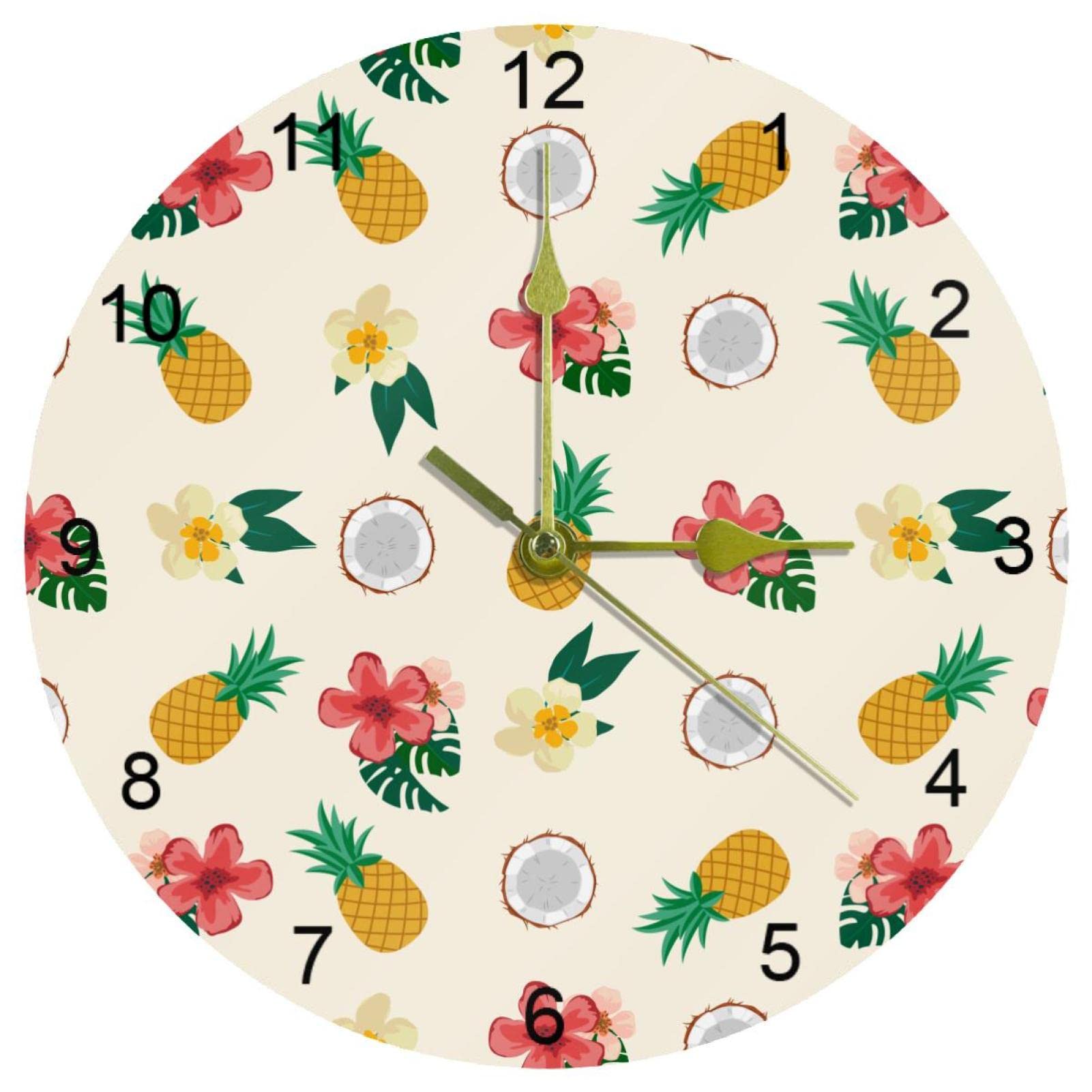 Horloge murale silencieuse à quartz pour supprimer le tic-tac dans la chambre