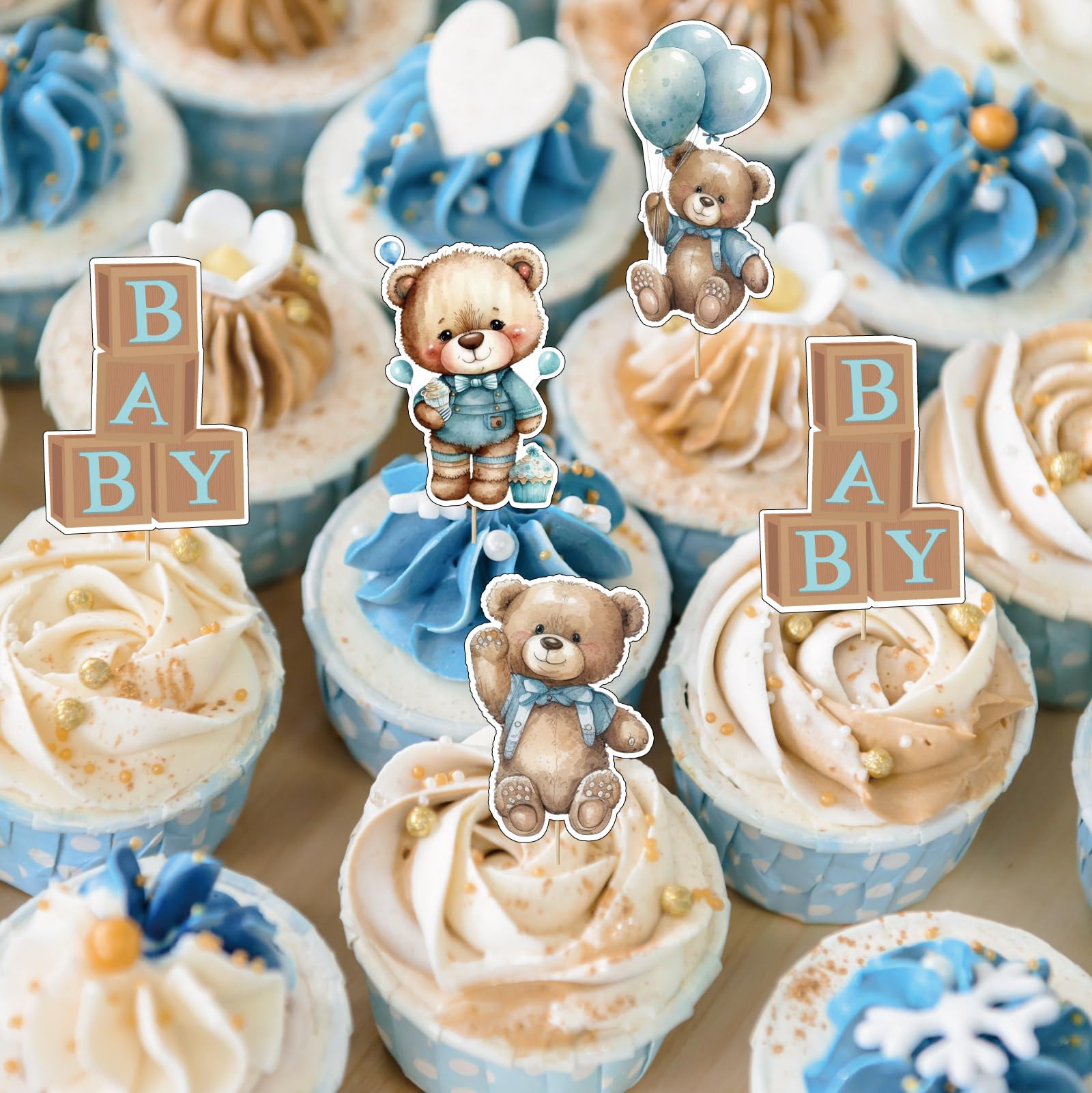 Boy Bear Baby Shower Cake Teddy Bear Sheet Cake