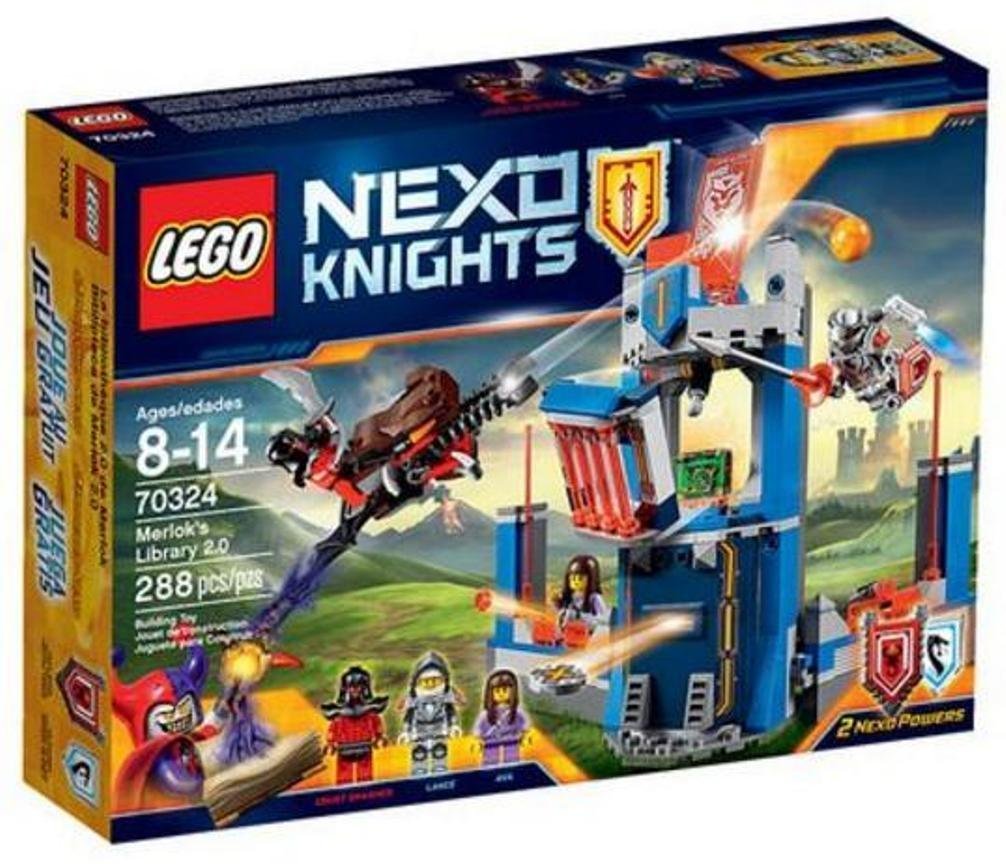 ロマプリ Lego Nexo Knights 70324 Merlock's Library 2.0 288 Piece set