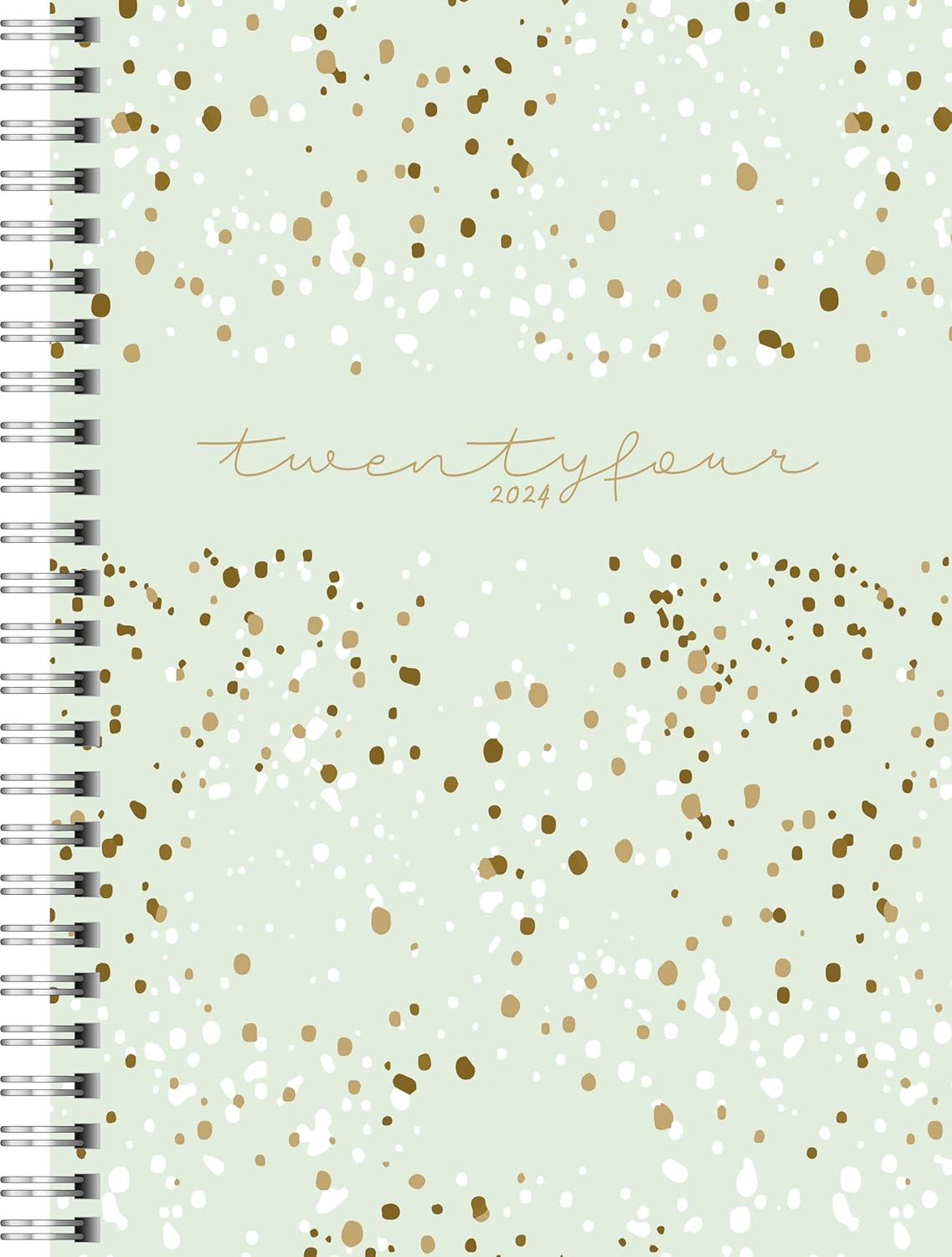 rido/idé Confetti Weekly Calendar Timing 1 Model 2024 2 Pages = 1 Week A5 Mint