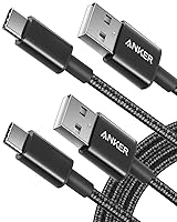 Vista 4 de Anker Cable [2 unidades, 10 pies], cable USB A a USB C para iPhone serie 17, Samsung Galaxy S10 S10+, LG V30, Beats Fit Pro y más (negro)