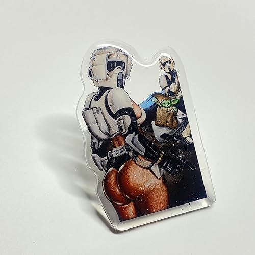 Vista 24 de Acrylic Pins" Cosplay Wars Anime Comics Woman for Him and her accsessories for bags clothes (Aola Twilek)